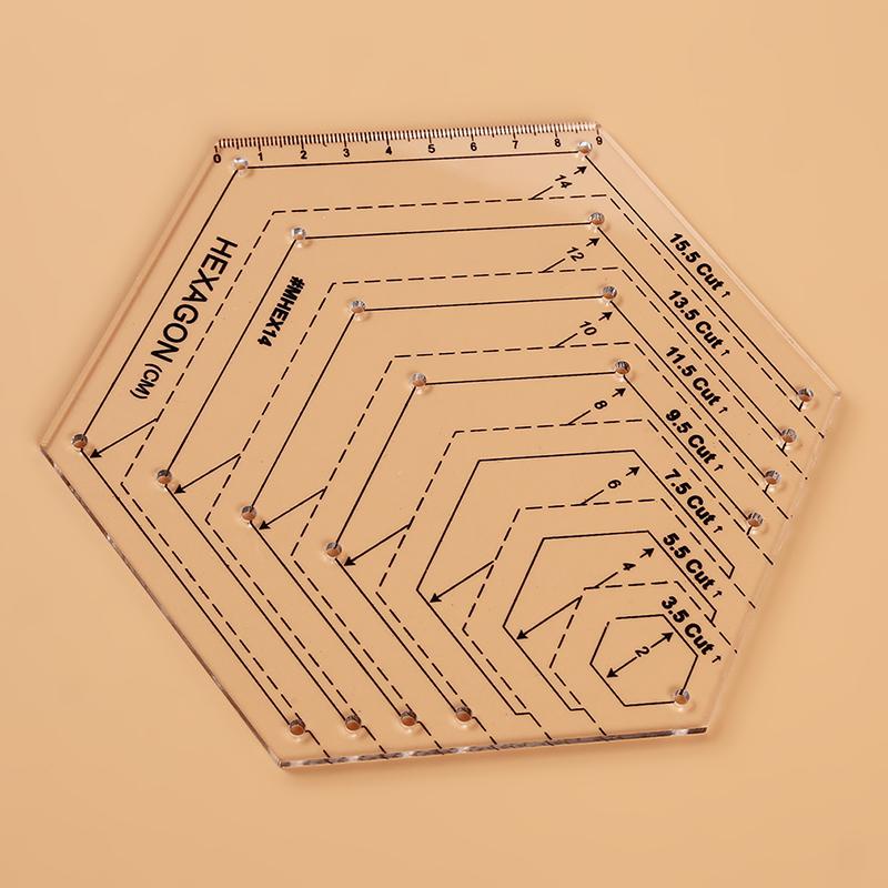 DIY Handmade Sewing Tools Patchwork Craft Quilting Ruler Cutting Rulers ...