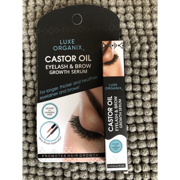 Brand New Auth Luxe Organix Castor Oil Mascara Serum 10ml