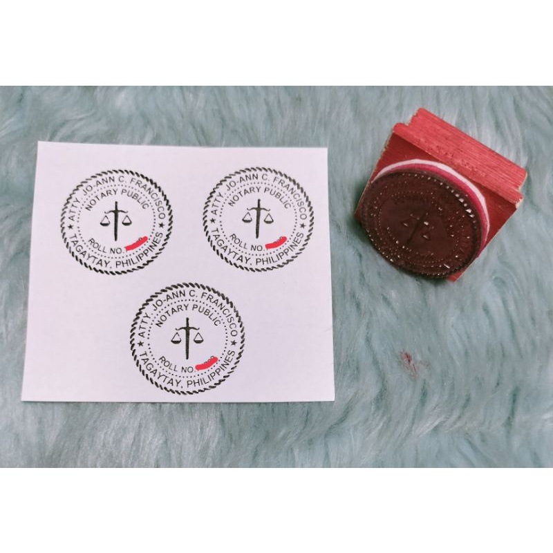 notarial stamp wet stamp rubber stamp Shopee Philippines