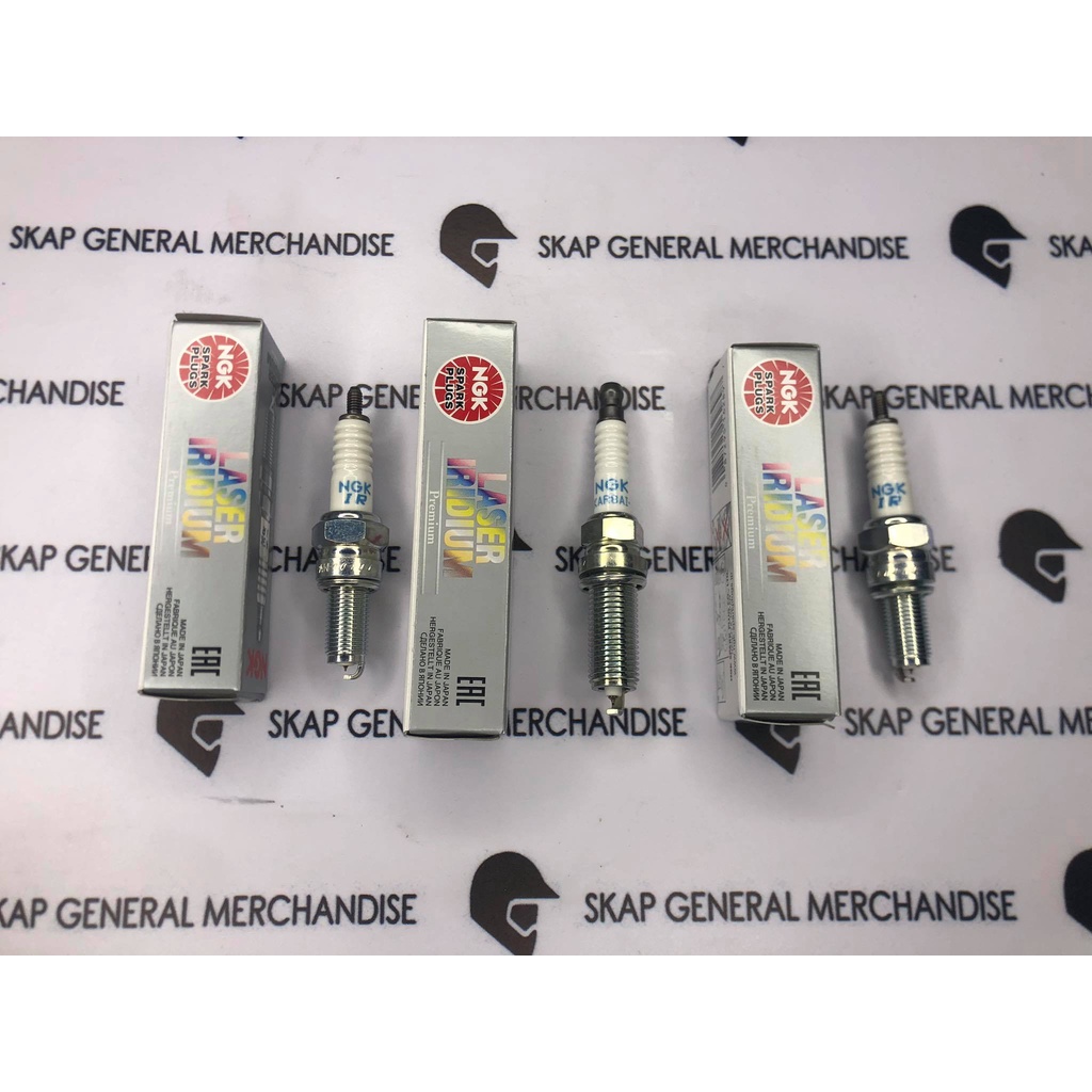 NGK SPARK PLUG SET LASER IRIDIUM ROUSER NS200 / RS200 / DOMINAR 400