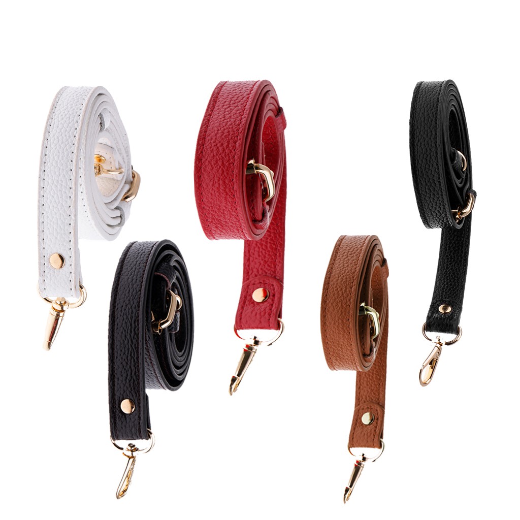 Adjustable Crossbody Strap Replacement Genuine Leather Bag Strap