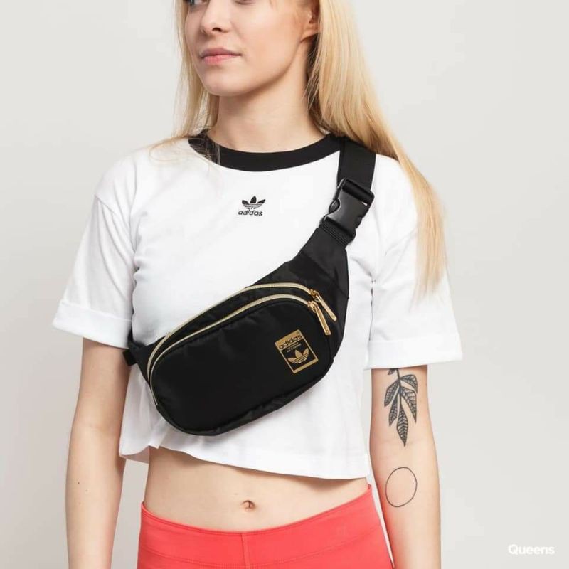 Adidas black belt discount bag