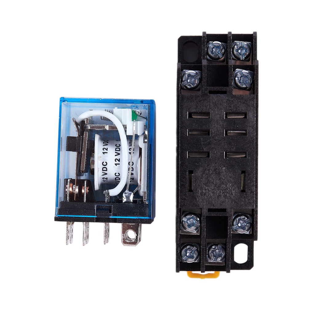 Ready Stock - 12V DC Coil Power Relay DPDT LY2NJ HH62P-L JQX-13F 10A ...