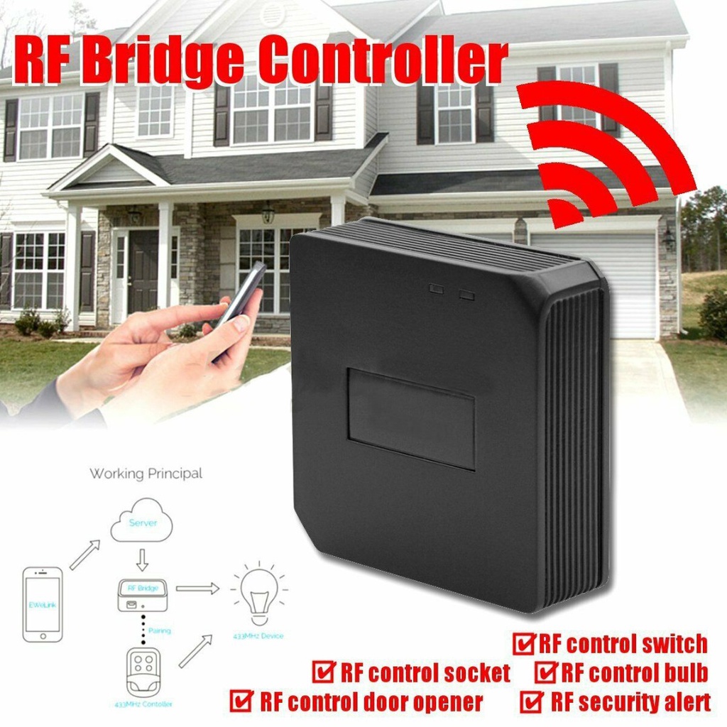 Wireless RF Bridge 433MHz WiFi Remote Controller Home Smart Timer ...