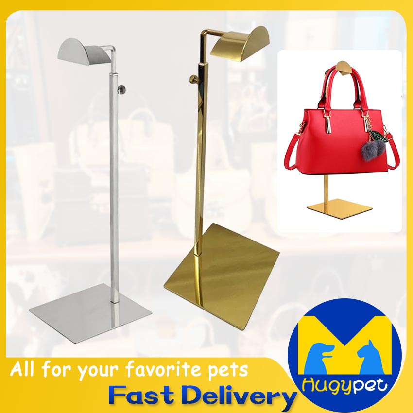 Durable Handbag Rack Women Bag Display Stand Adjustable Stainless Steel ...