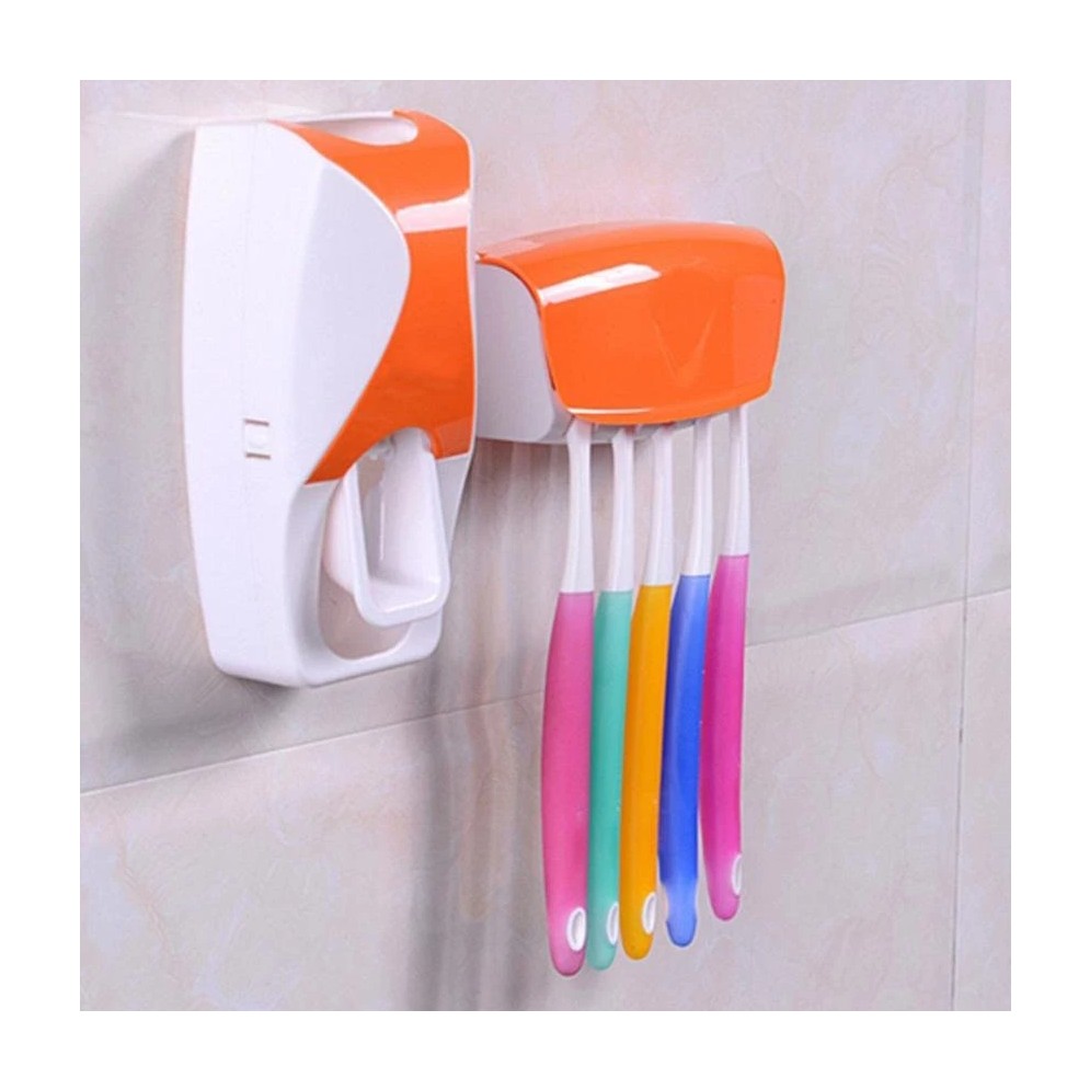 Hands Free Toothpaste Dispenser (Orange) Shopee Philippines