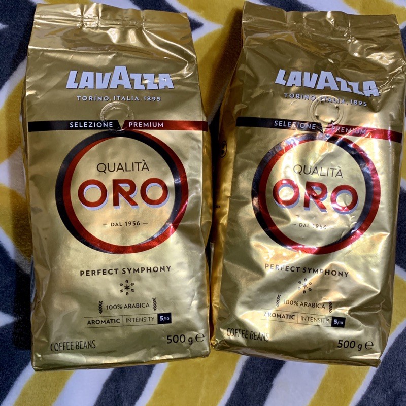 Lavazza Qualita Oro Medium Roast Smooth Coffee Beans (500g) Shopee