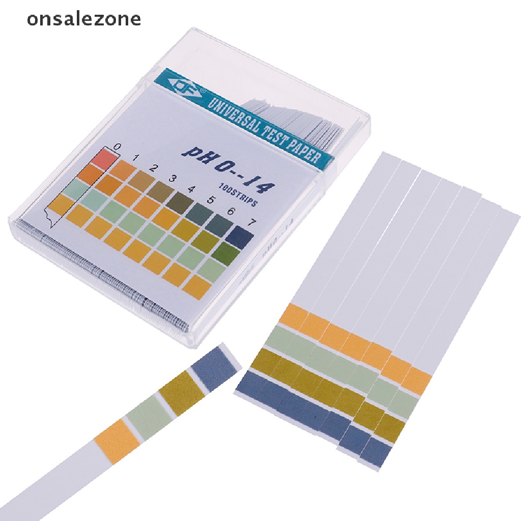 SAPH 100Pcs 0-14 PH Test Strips Litmus Paper Universal Alkaline Acid ...