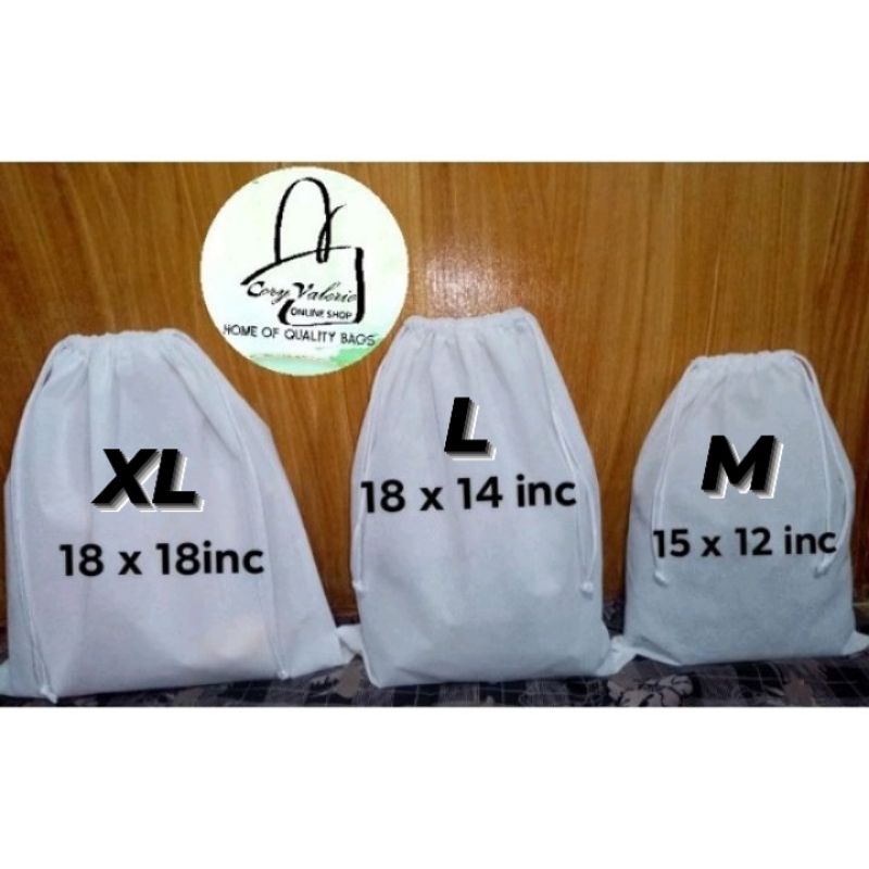 DUSTBAG DRAWSTRING NON-WOVEN FABRIC FOR DUST COVER | Shopee Philippines