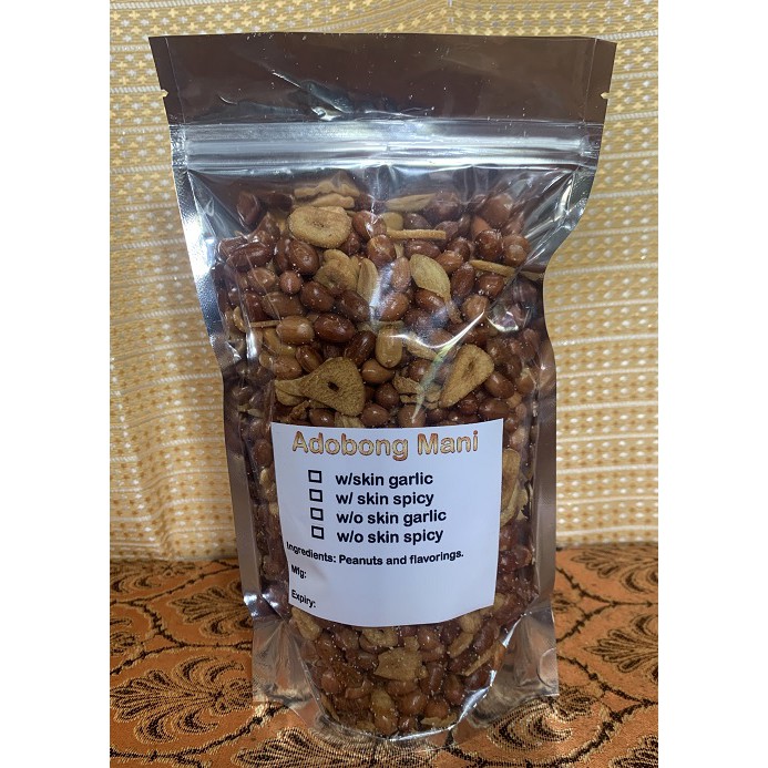 Adobong Mani With Skin 300g Regular Spicy Or Xtra Hot With Himalayan Salt Shopee Philippines 8399