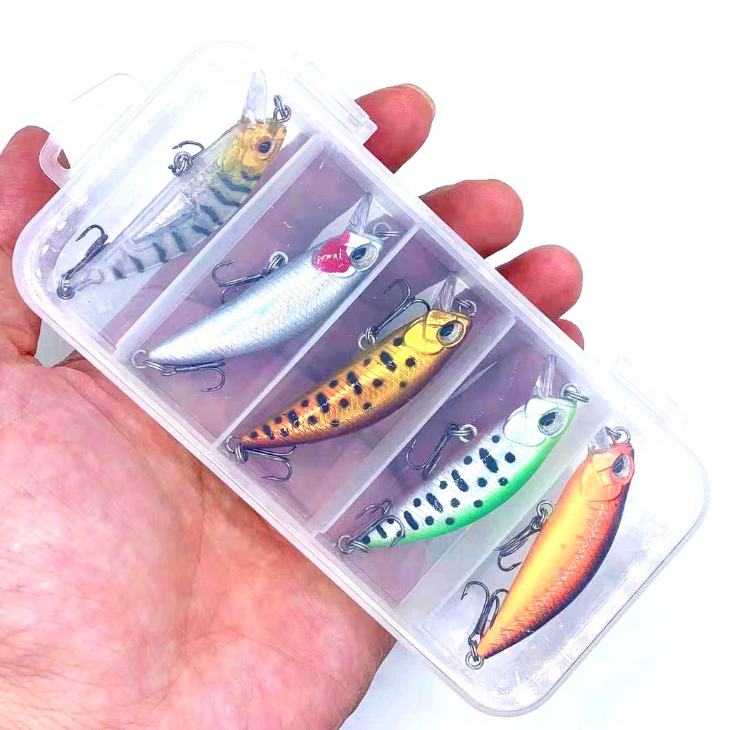 Manila Spot 】50mm 5g Sinking Minnow Fishing Lure Swimbait Hard Artficial  Bait Wobbler Bass Tackle