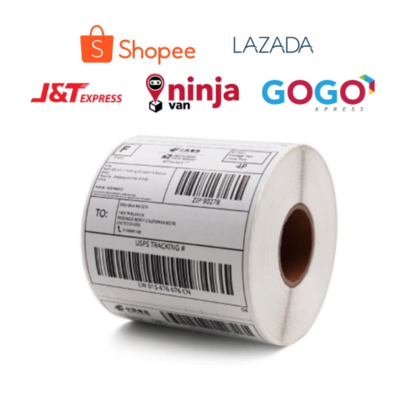 Shopee Waybill Paper Thermal Sticker Roll A6 350pcs Express Carrier Waybill Shopee Philippines 6783