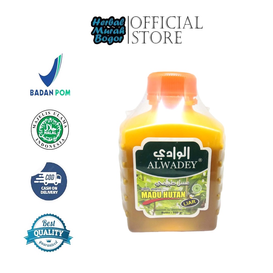 Al Wadey Wild Forest Honey 500g Original Original | Wild Honey for ...
