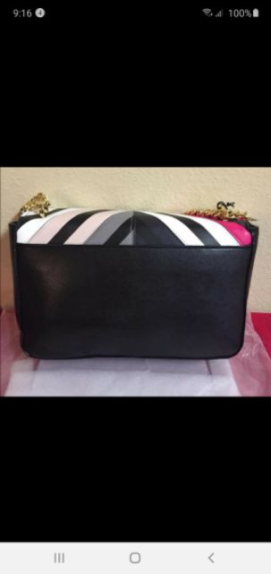 VICTORIA'S SECRET CHEVRON QUILT SMALL BOND STREET SHOULDER BAG –