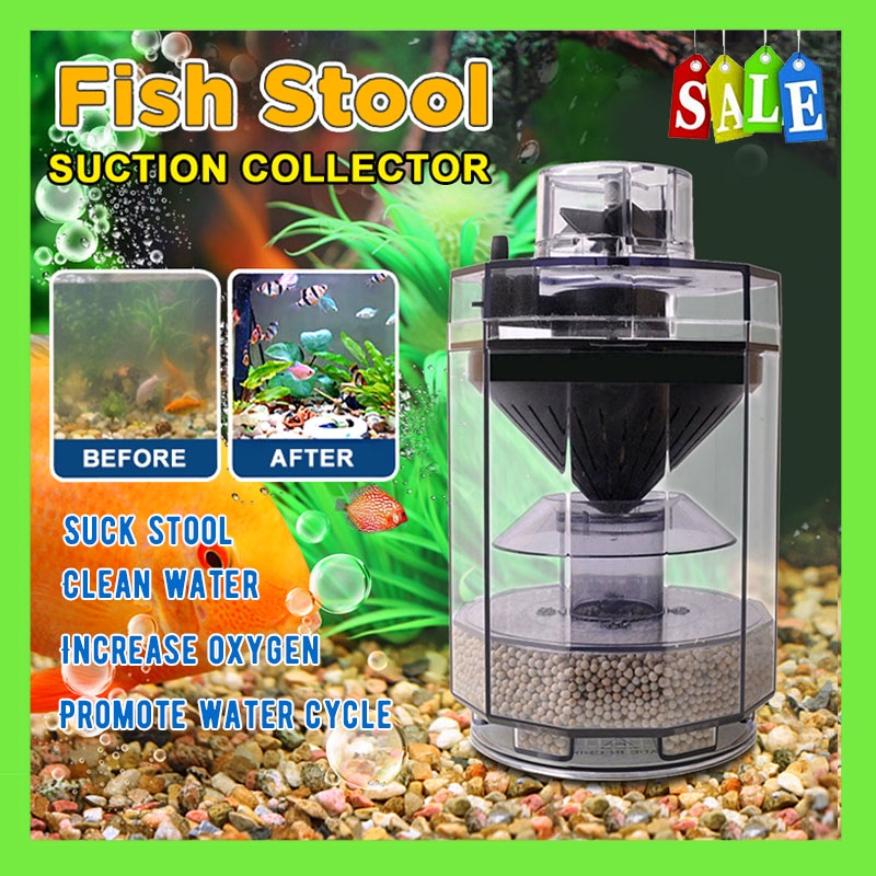 Fish Tank Filter Fish Manure Absorption Collector Automatic Garbage