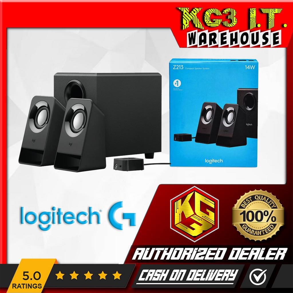 Logitech Z213 Compact Multimedia 2.1 Speaker System For Computer ...