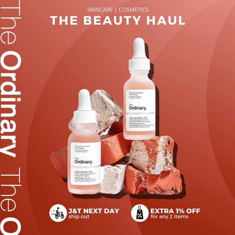 The Ordinary Lactic Acid 5 Or Lactic Acid 10 30ml Shopee Philippines