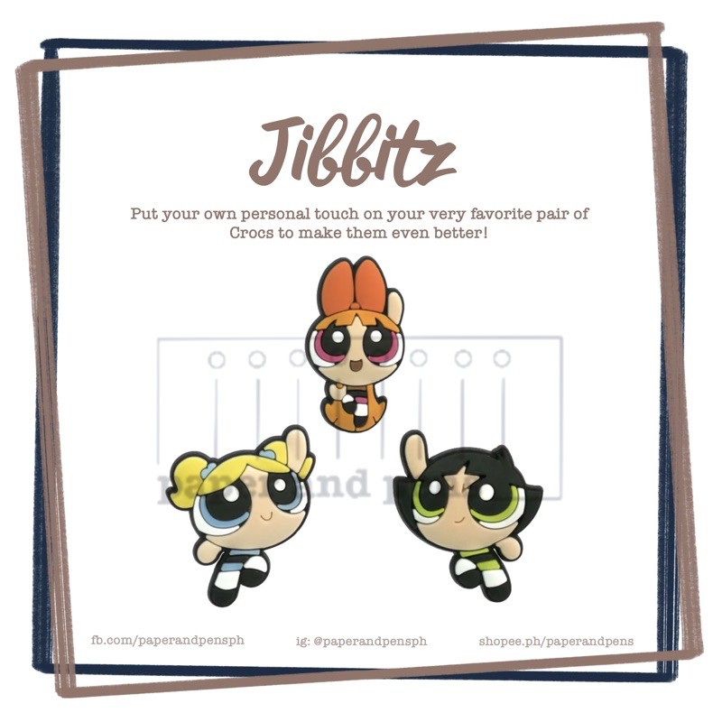 Powerpuff jibbitz online