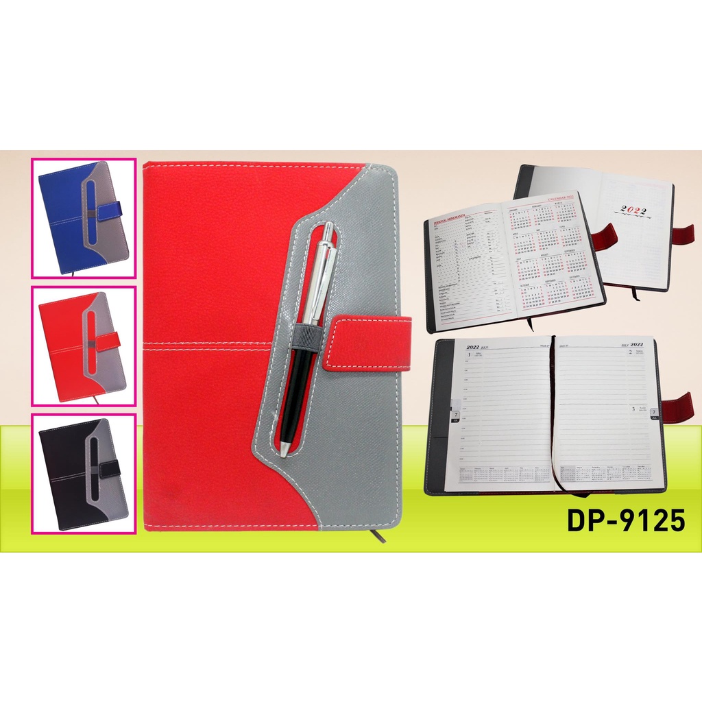 2026 A5 Diary Planner (A) & Open Dated Notebook (B) Magnetic Lock ...