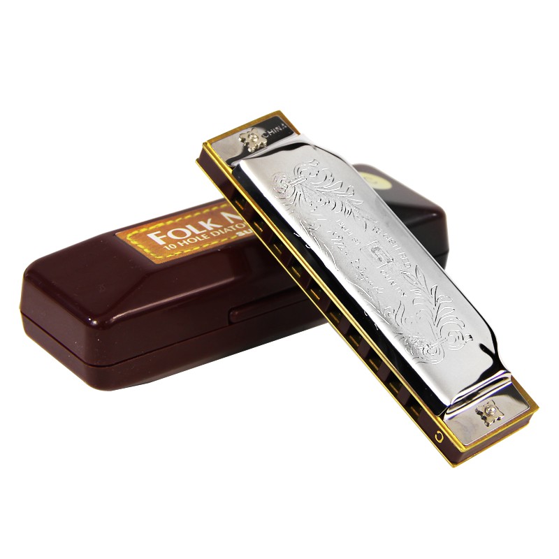 【quality assurance】Suzuki Key of C Harmonica 1072C Folkmaster Standard