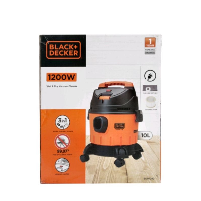 Black Decker Vacuum Cleaner 10 L ORIGINAL AUTHENTIC Shopee