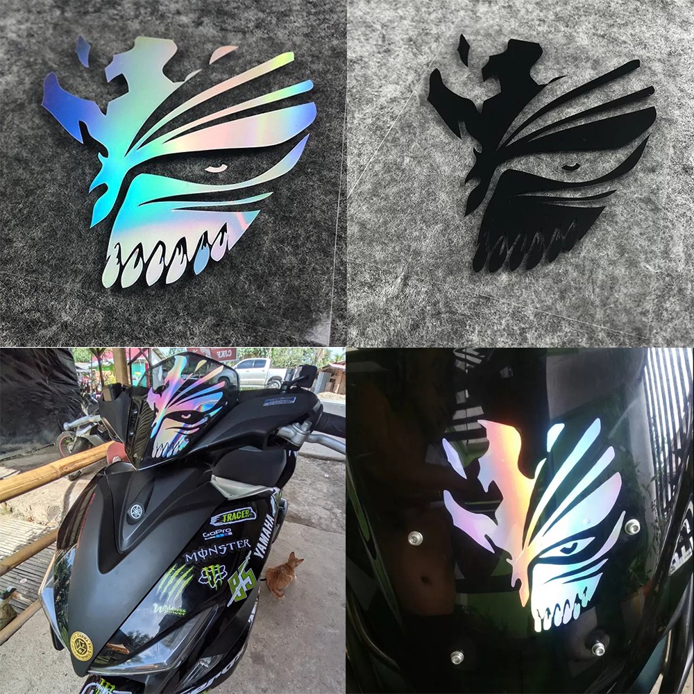 Laser stickers Grim Reaper stickers Mask stickers Reflective stickers