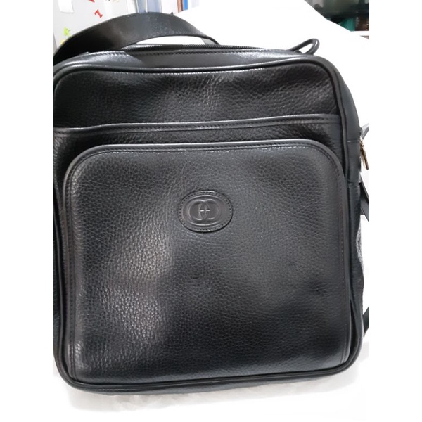authentic all leather GUCCI BODY BAG IN VINTAGE Shopee Philippines