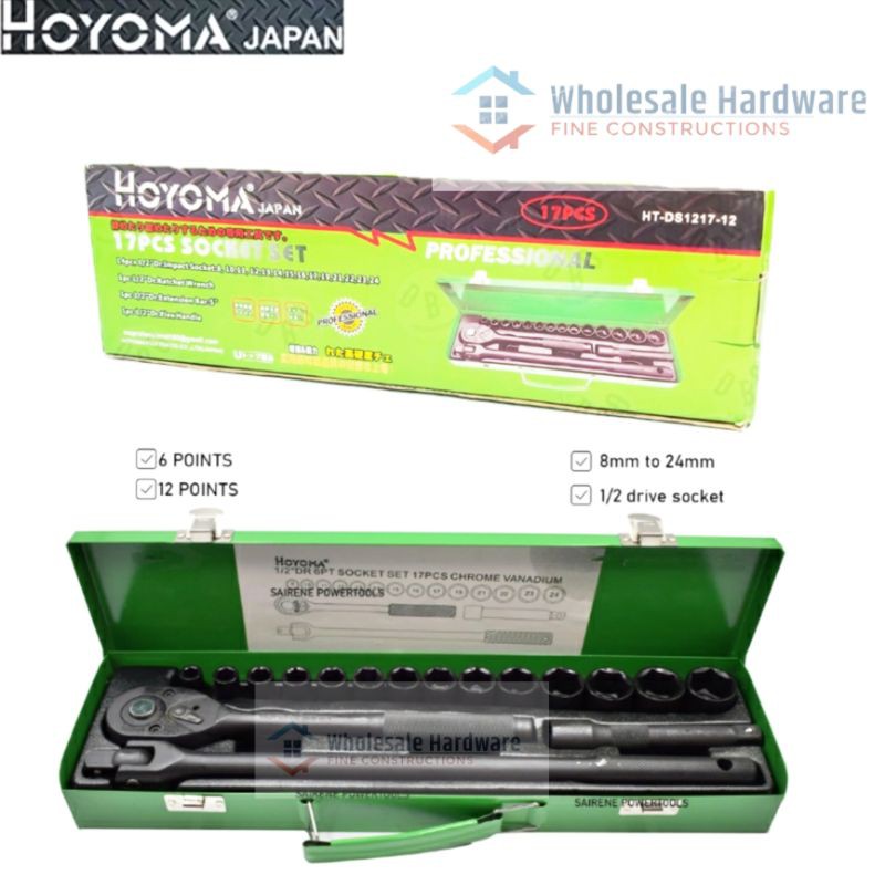 Hoyoma Japan 17pcs 1/2
