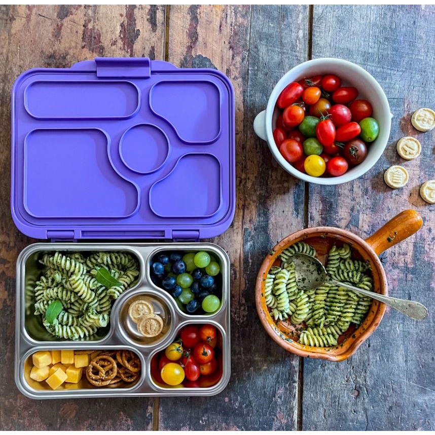 Yumbox Lunchbox Presto 5 Compartment Stainless Steel Bento Box Shopee Philippines