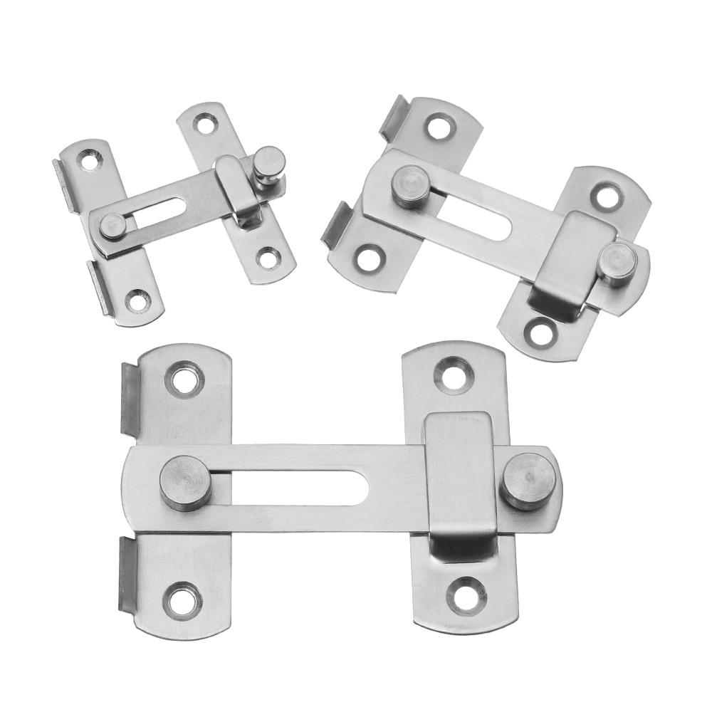 Guard Latch Bolt With Screws Sliding Window Door Lock Handle Stainless ...