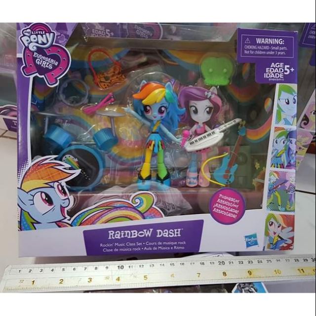 rainbow dash rockin music class set