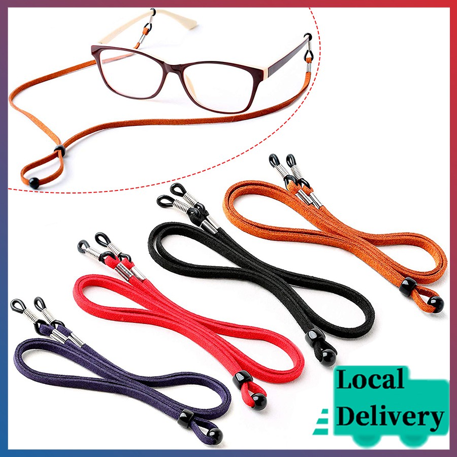 Eye Glass String Strap Holder Adjustable Eyeglass Soft Cord 6 Pcs