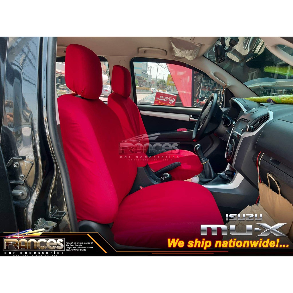 Isuzu mux deals seat covers