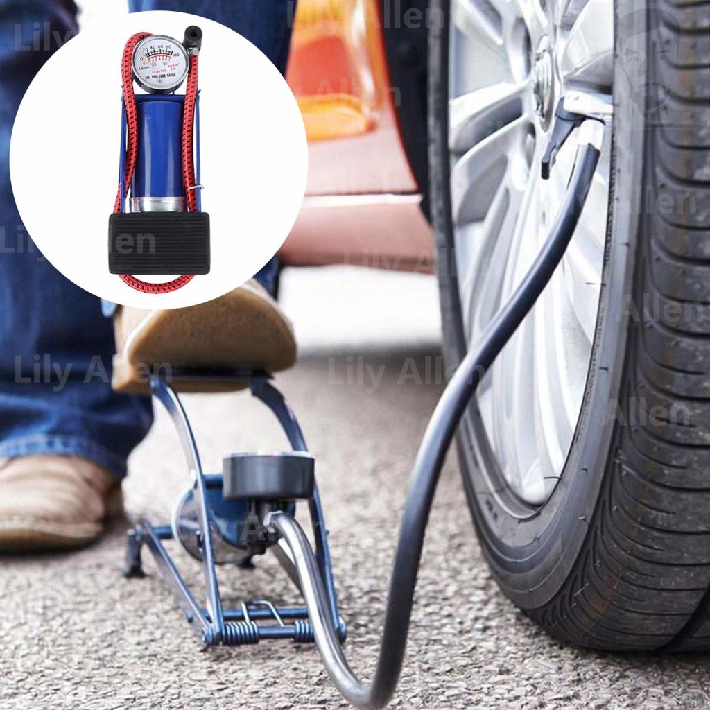 Foot air pump store for car tires