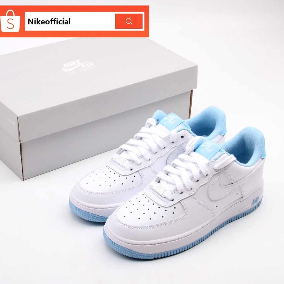 Air force 1 shop womens blue tick