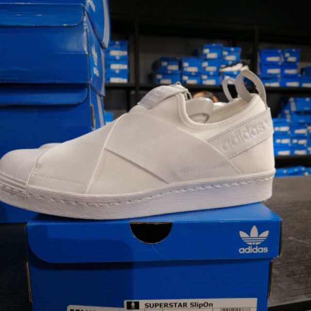 Adidas superstar slip clearance on white size 5