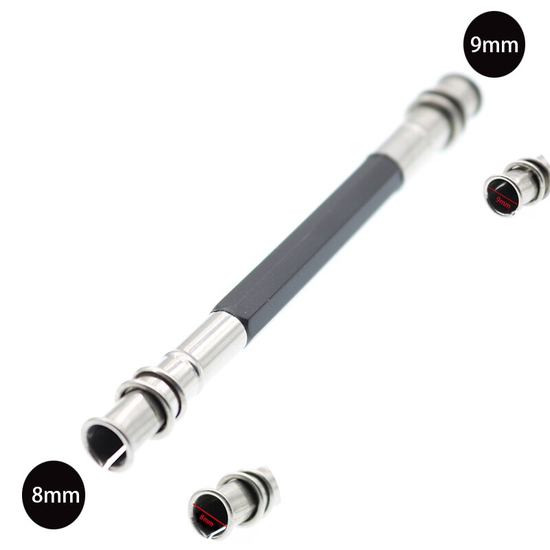 5pc Metal Stainless Steel Double Head Pencil Extender Pen Lengthened ...