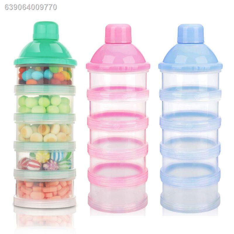 Walbest Baby Milk Powder Formula Dispenser, Non-Spill Smart Stackable Baby  Feeding Travel Storage Container, BPA Free, 4 Compartments, 1 Pack 