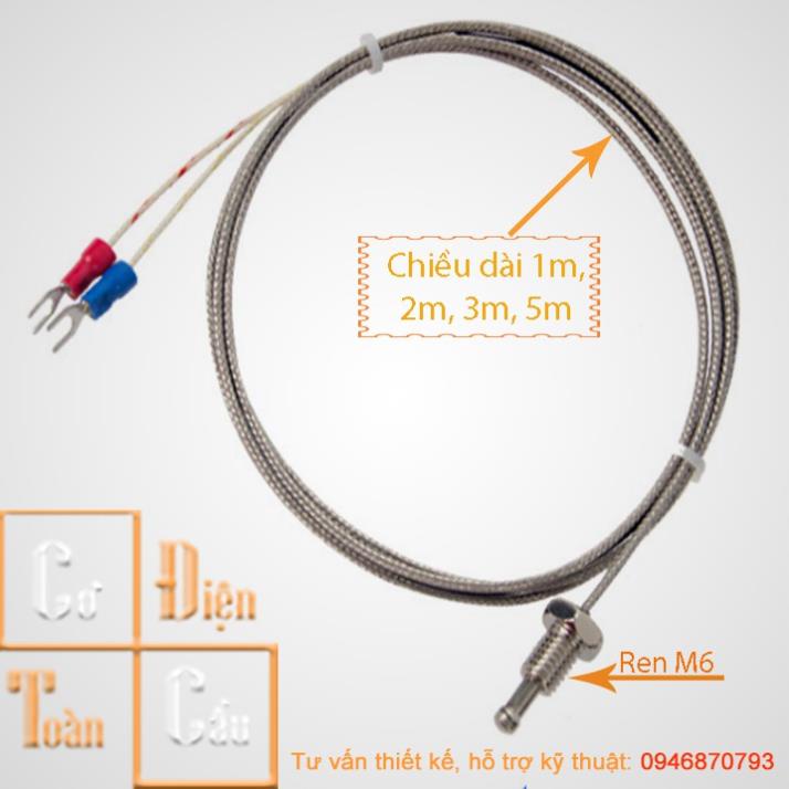 WRNT-03 Temperatursensor, M8 K-Typ Mit 6 M 8 M 10 M