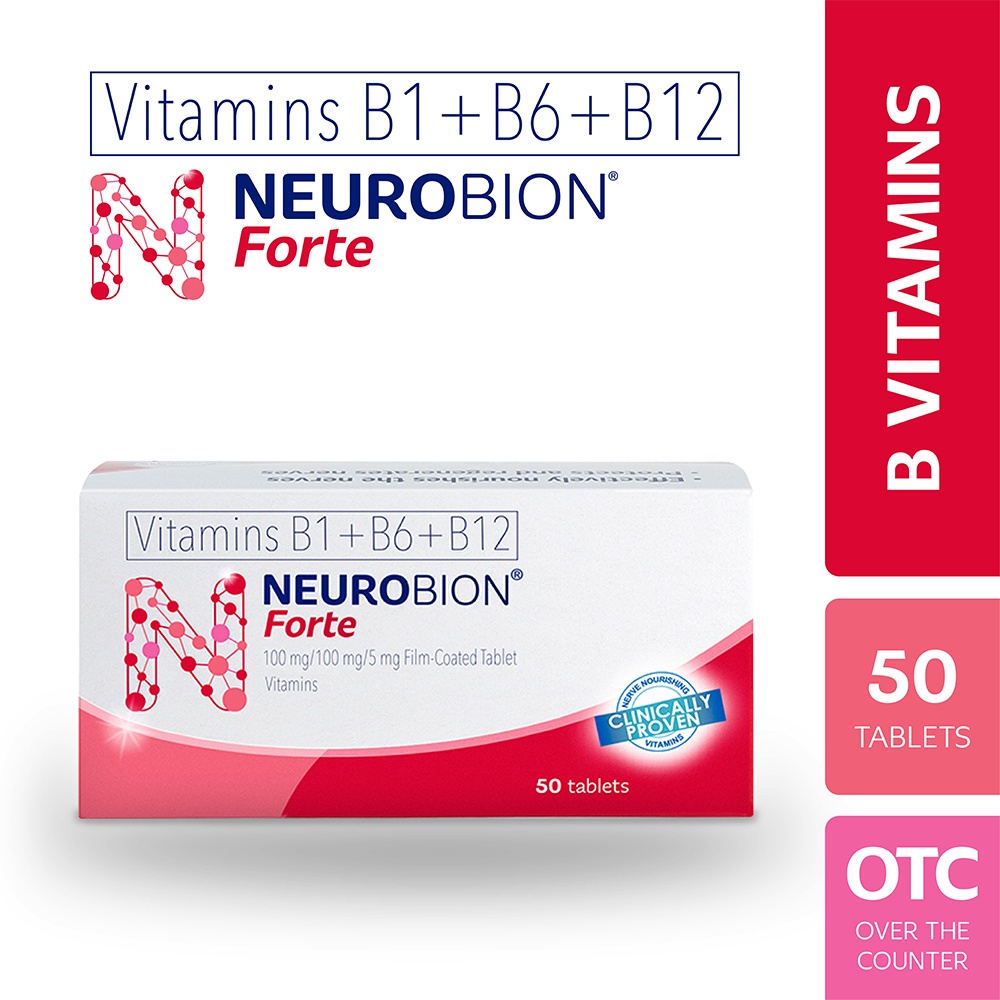 Neurobion Forte B Vitamins (B1+B6+B12) Tablet 50s | Nerve Care ...