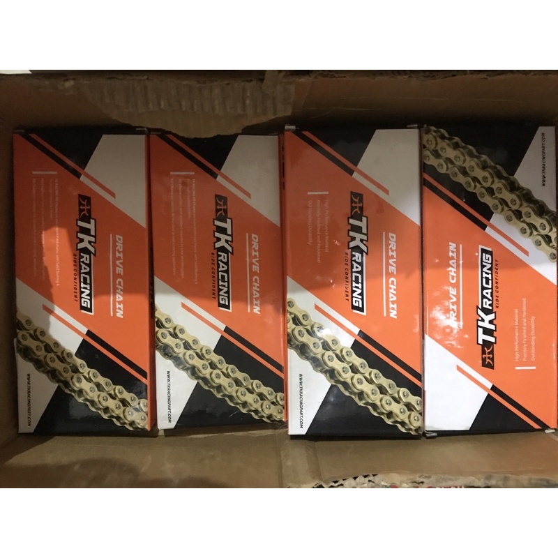 TK racing chain gold color 428-130L, 428-140L, 428-150L. chain vixion ...