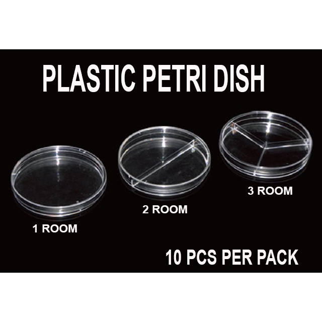 PLASTIC PETRI DISH 10 PCS PER PACK | Shopee Philippines