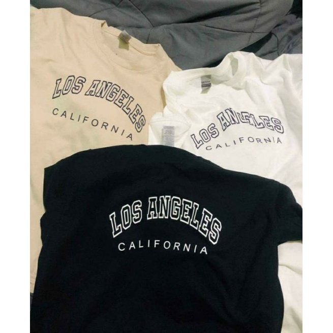 Men Clothes℗LOS ANGELES CALIFORNIA SHIRT HIGH QUALITY PRINT Shopee