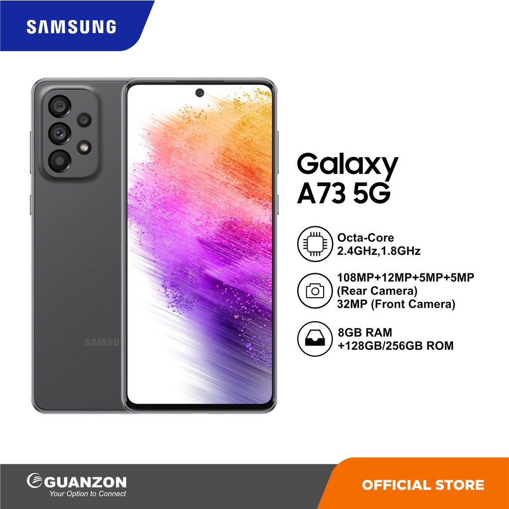 Samsung Galaxy A73 5g 8gb Ram 128 256gb Rom Shopee Philippines