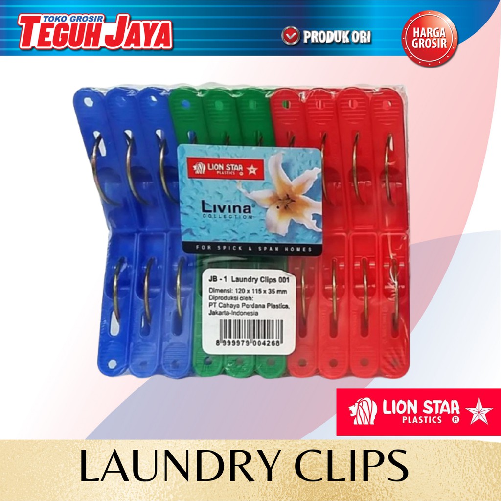 Lion Star Clothespin / Laundry Clips 01 (20 Pcs) | Shopee Philippines