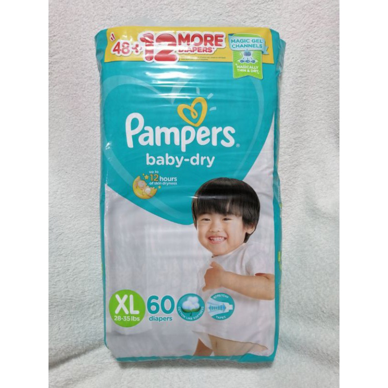 Pampers xl 60 cheap pcs price