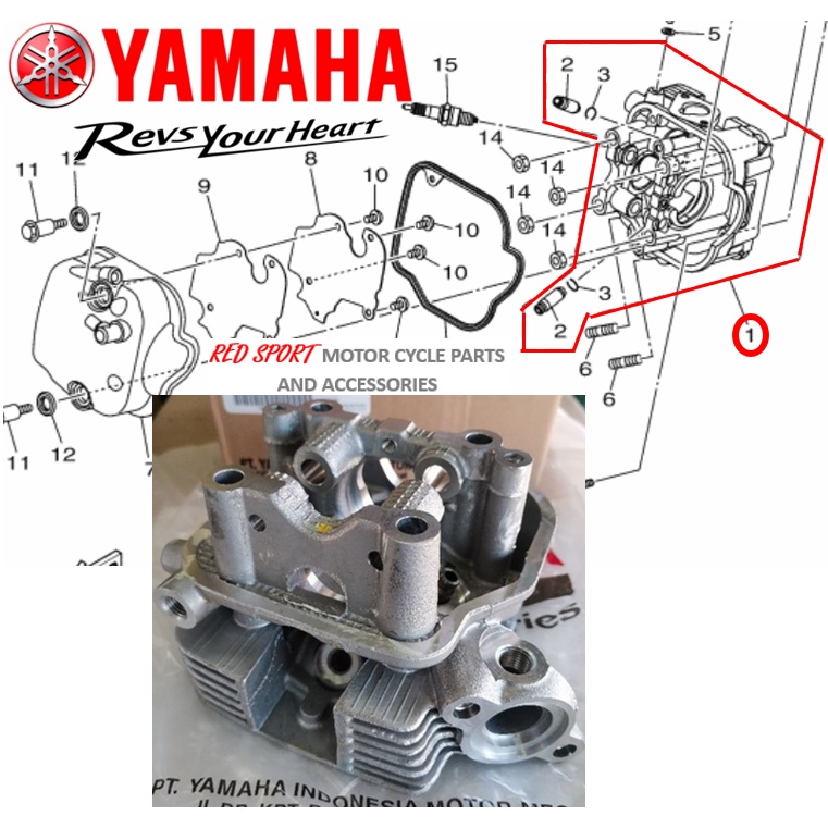 yamaha mio i 125 front shock price