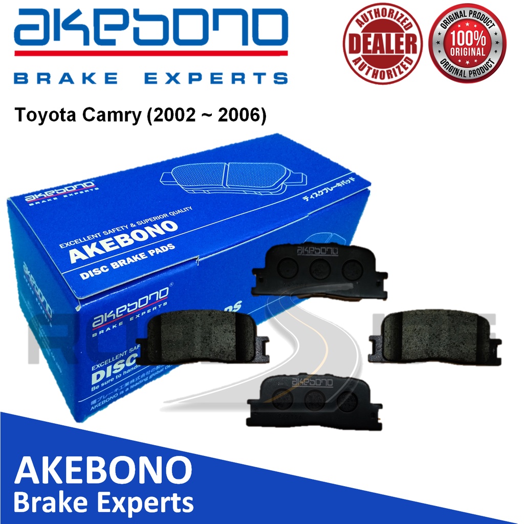 Front Brake Pad Set - Compatible With 2002 - 2006 Toyota Camry 2003 2004 2005
