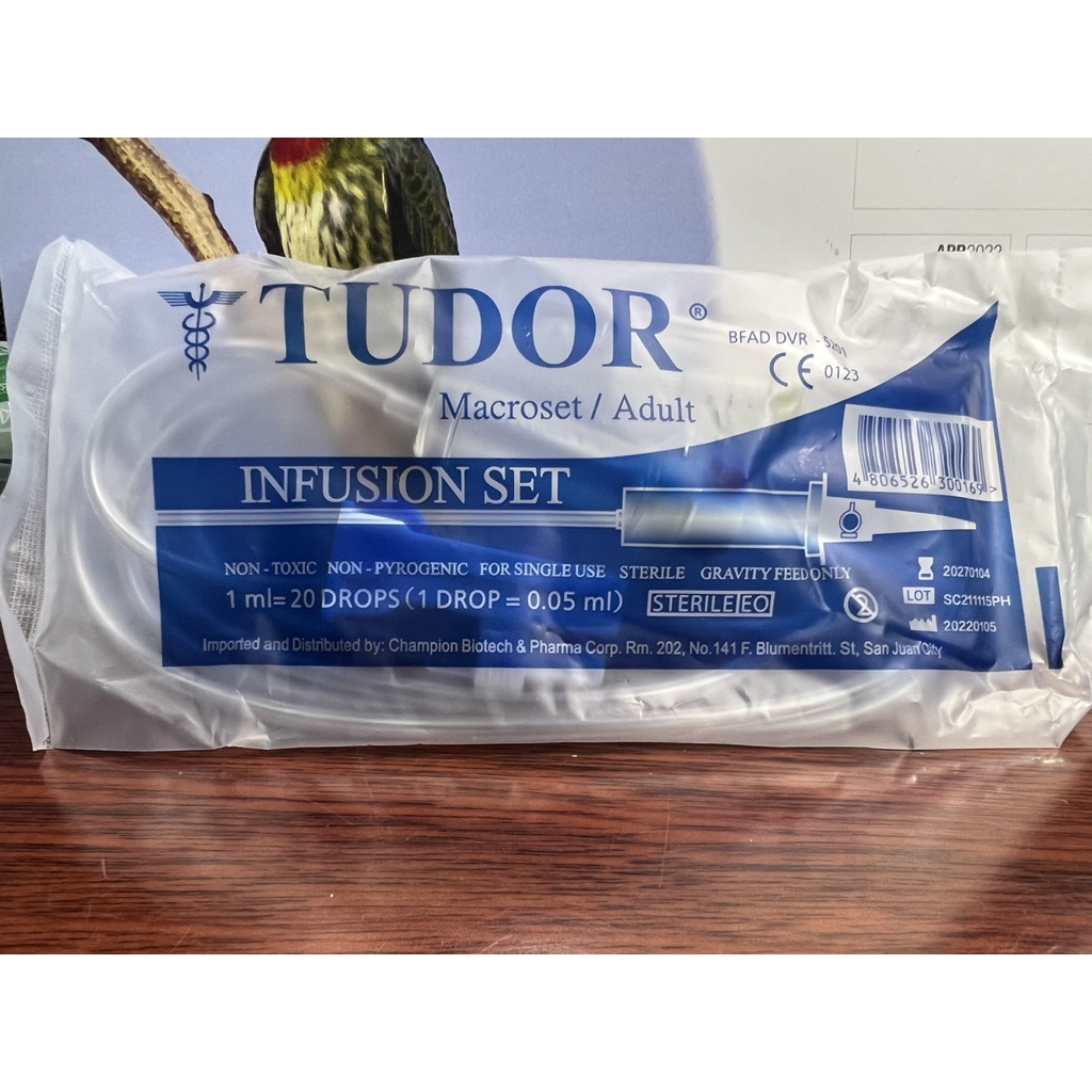 Disposable Infusion Set (TUDOR / NEWTON) Single Use Sterile, Macroset ...
