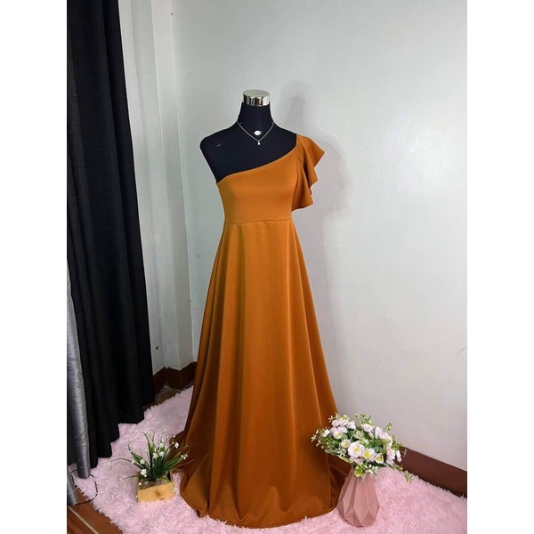 Likely roxy one shoulder gown sale
